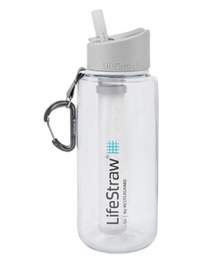 LifeStraw plastová filtračná fľaša Go 2-Stage Clear 1000 ml