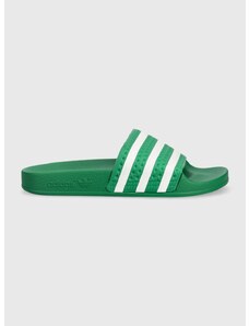 Šľapky adidas Originals Adilette dámske, zelená farba, IE9617