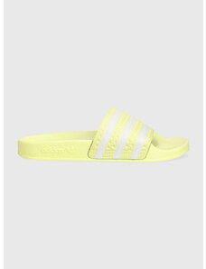 Šľapky adidas Originals Adilette dámske, žltá farba, IE9616