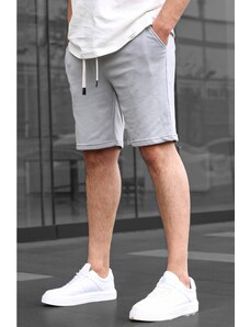 Madmext Dyed Gray Basic Men's Shorts 6505