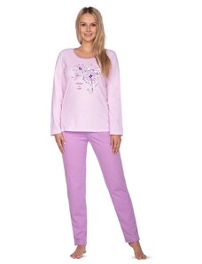 REGINA Dámske pyžamo 647 pink plus