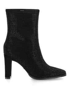 Členkové topánky Mexx Mandy dámske, čierna farba, na podpätku, MXTY035601W