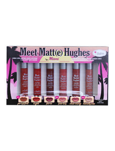 theBalm Sada šesť dlhotrvajúcich tekutých rúžov Meet Matte Hughes - Miami