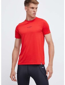 Tričko Tommy Hilfiger pánsky, červená farba, s potlačou