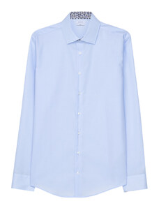 Seidensticker Nežehlivá slim fit obchodná košeľa s golierom Kent vo svetlo modrej farbe