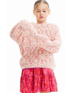 Detský sveter s prímesou vlny Desigual