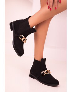 Soho Black Matte Women's Boots & Booties 17417