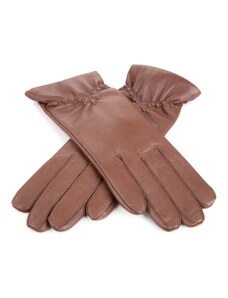 BOHEMIA GLOVES Dámske kožené rukavice s efektným nariasením