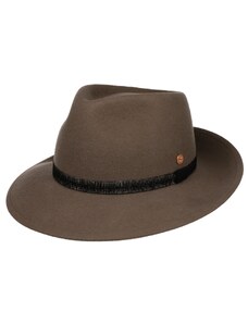 Luxusný hnedý klobúk Mayser - Monaco