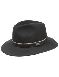 Cestovný nemačkavý nepremokavý čierny klobúk Mayser - Gustav Mayser