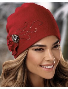 Willi - Hats Heaven Dámska červená zimná vlnená čiapka - Willi Arpis