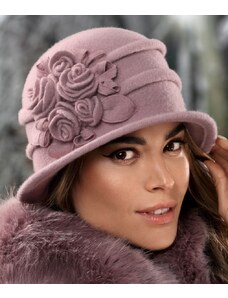 Willi - Hats Heaven Dámsky ružový vlnený klobúčik - Rebis