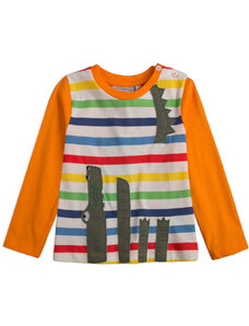 MIX NMATCH Chlapčenské tričko Mix´nMATCH KROKODÍL oranžové
