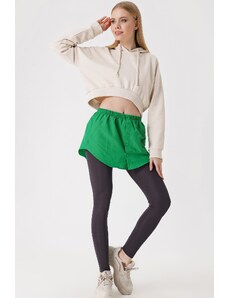 Bigdart 1888 Sweatshirt And Sweater Six Shirt Skirt - Green