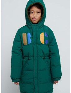 Detská bunda Bobo Choses zelená farba