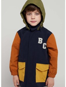 Detská bunda Bobo Choses tmavomodrá farba
