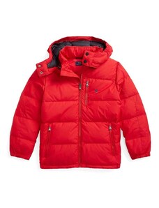 Detská páperová bunda Polo Ralph Lauren červená farba
