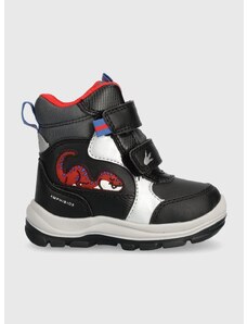 Detské topánky Geox B363VA 054FU B FLANFIL B ABX čierna farba
