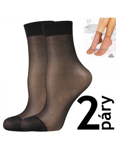 LADY socks 17 DEN pančuchové ponožky Lady B - 12 párů