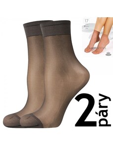 LADY socks 17 DEN pančuchové ponožky Lady B - 12 párů