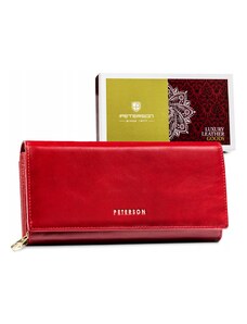 Klasyczny Dámska peňaženka vyrobená z prírodnej kože — Peterson