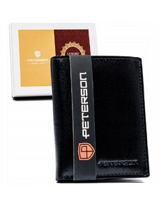 Peterson Dámska kožená peňaženka PTN RD-290-GCL BLACK