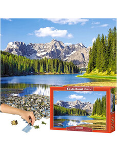 KIK CASTORLAND Puzzle 3000 dielikov jazero Misurina Taliansko - jazero Misurina Taliansko 92x68cm