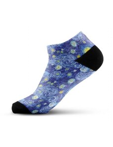 NIGHT - K potlačené členkove veselé ponožky Walkee