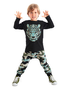 MSHB&G Súprava maskáčových nohavíc Tiger Boy