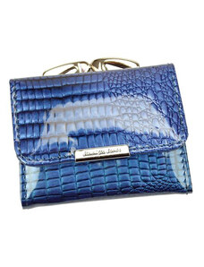Jennifer Jones Kožená modrá malá dámska peňaženka