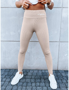 Women's sports leggings SIMPLE LIFE camel Dstreet