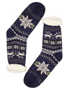 Pesail Polaris dark teplé ponožky s baránkom MC 112
