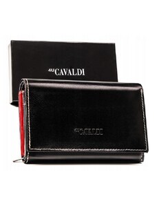 Veľká dámska peňaženka vyrobená z prírodnej kože— 4U Cavaldi