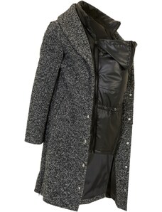 bonprix Materský kabát/na nosenie detí, vzhľad 2 v 1, farba čierna, rozm. 42