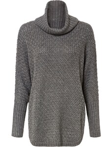 bonprix Oversize-pulóver, farba šedá