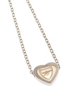 FC Arsenal prívesok na krk Stainless Steel Heart Necklace