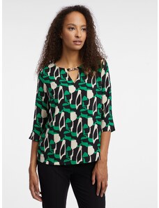 Orsay Green Ladies Patterned Blouse - Women