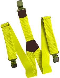 O&T Natur traky na nohavice clip, žlté neónové