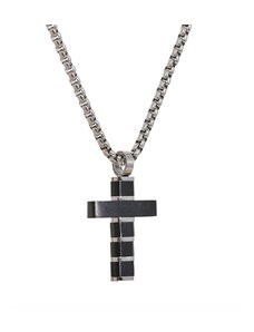 Daniel Dawson Pánský ocelový náhrdelník Alexander Black, kříž, chirurgická ocel