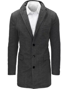 BASIC Sivý pánsky kabát CX0441