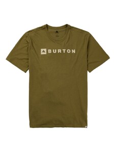 Tričko Burton Horizontal ountain Short Sleeve T-Shirt artini Olive