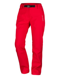 Northfinder Dámske predĺžené softshellové nohavice LYRIC red