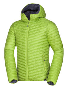 Northfinder Pánska zimná bunda obojstranná DAN limegreengrey