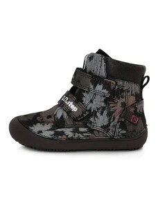 Detské dievčenské kožené topánky Barefoot D.D.step black A063-363B