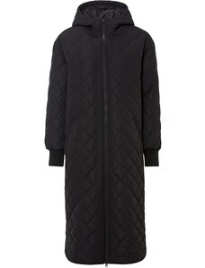 bonprix Prešívaný kabát oversize, farba čierna