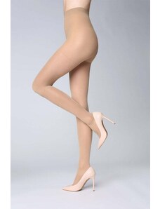 Marilyn Béžové flexibilné pančuchy s odstupňovanou kompresiou Relax 50 DEN