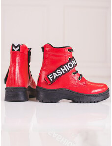 W. POTOCKI Girls' boots Potocki fashion red