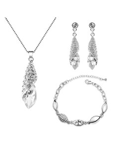 Sisi Jewelry Souprava náhrdelníku, náušnic a náramku Swarovski Elements Elegance