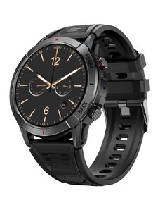 Smart hodinky Madvell Horizon s volaním cez bluetooth čierne s čiernym športovým silikónovým remienkom