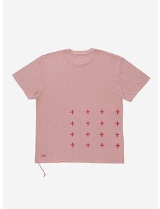 Bavlnené tričko KSUBI MSP23TE025-PINK, ružová farba, s potlačou